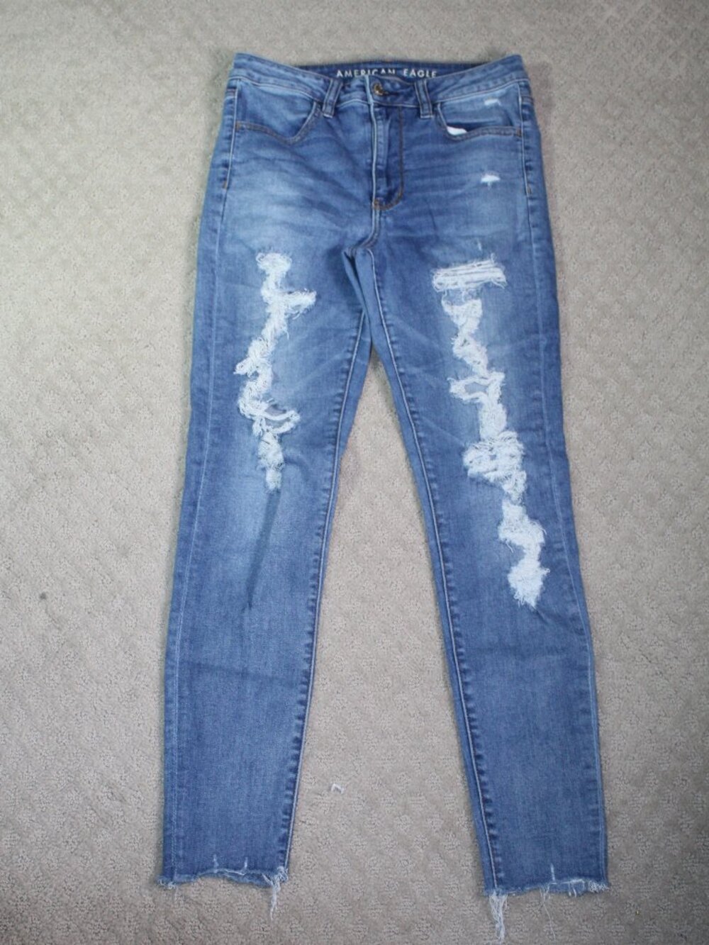 American Eagle Women's Jeans Blue, High Rise, Jegging, Next Level Stretch Size 6